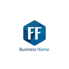 Initial Letter FF Logo Template Design