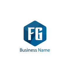Initial Letter FG Logo Template Design