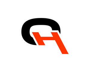 OH Letter Logo Design Template Vector