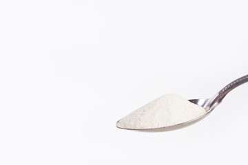Collagen protein powder - Hydrolyzed. white background