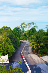 road view Big Buddha's highest point Phuket