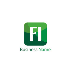 Initial Letter FI Logo Template Design