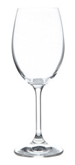 Wine glass on white background with curve -ready to work