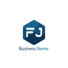 Initial Letter FJ Logo Template Design