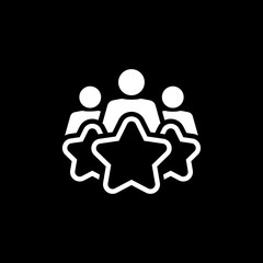 Customer Experience Line Icon.