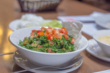 Lebanese tabbouleh salad