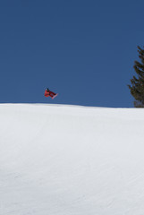 Halfpipe Snowboarder