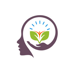 think people with tree logo vector