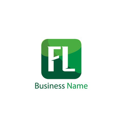Initial Letter FL Logo Template Design