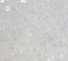 White granulated sugar as a background