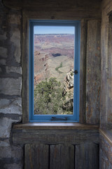 Window to a canyon view