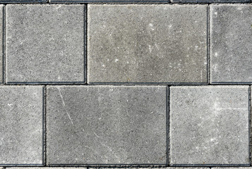 Concrete or cobble gray pavement slabs or stones  for floor, wall or path.