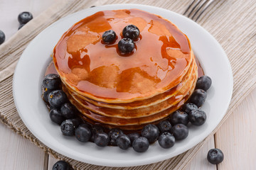 Lovely shot of pancakes