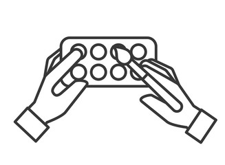 hands holding brush artistic color palette