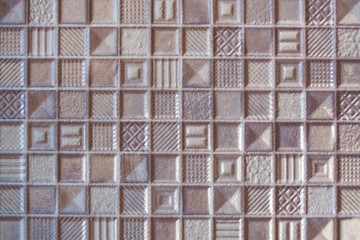  Texture. Gray tiles. Squares.