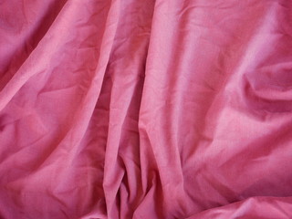 Red silk fabric background