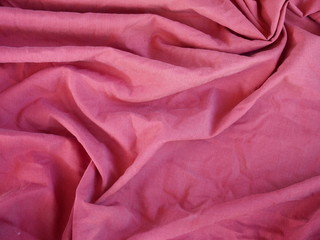 Red silk fabric background