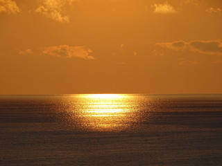 sunrise over the sea