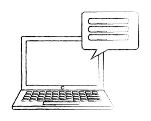 computer keyboard speech bubble communication