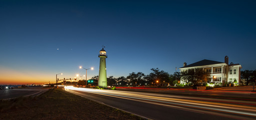 Biloxi Light House and Welcome Center on US Highway 90