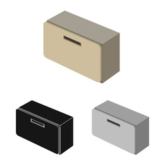 Vector design of bedroom and room symbol. Collection of bedroom and furniture vector icon for stock.