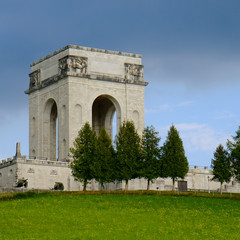 Fototapeta premium Military monument on Asiago in memory of soldiers died during World War I - Italy