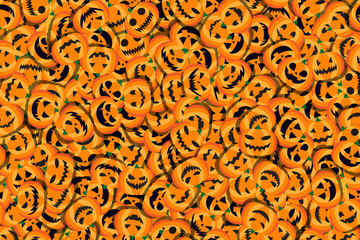 背景素材,ハロウィン,かぼちゃ,ジャックオーランタン,お化け,モンスター,幽霊,モザイク模様,怪物,