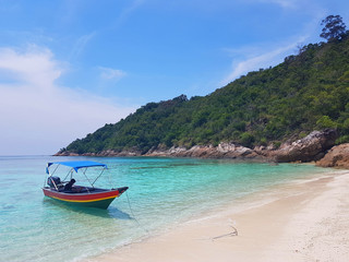 Fototapeta na wymiar Coral Bay beach, Perhentian Kecil Island, Malaysia.