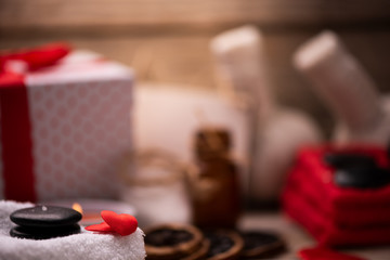 Wellness docoration on valentine's day