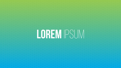 Abstract blue and green repeating hexagons background.