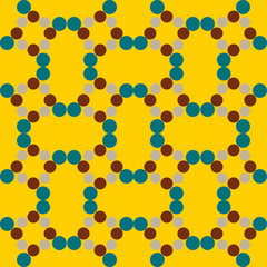 Abstract geometric tiles. Decorative graphic pattern. Seamless retro style background