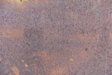 Abstract brown rust metal. Rusted metal wall. Metal background with rust stains.