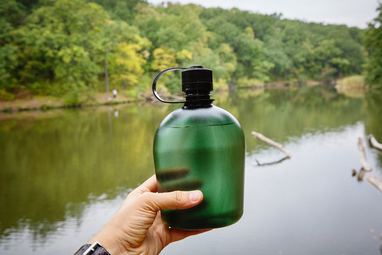 Green Water Bottle