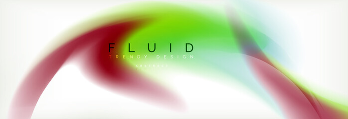 Background abstract holographic fluid colors wave design