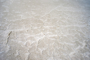 Pattern of the dry salt lake