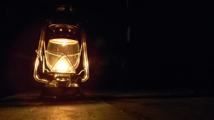 Fototapeta na wymiar kerosene night lamp