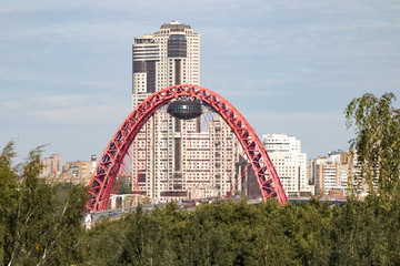Fototapeta premium moscow picturesque bridge
