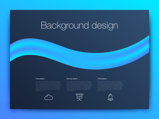 Futuristic user interface. UI Technology background vector