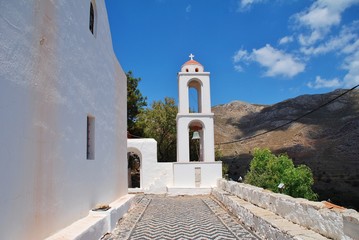The Church of Archangel Michael at Megalo Chorio on the Greek island of Tilos. © newsfocus1