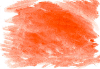 Orange watercolor background - paper texture
