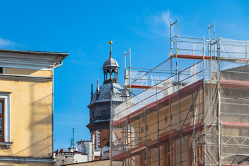 dome of the Church of Corpus Christi, Cracow, Kazimierz