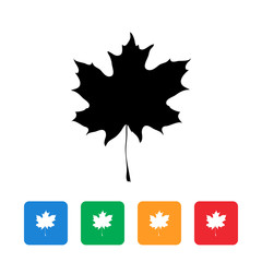Leaf icon set