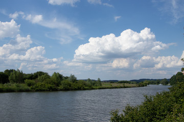 Obraz premium Piekary rocks on the Vistula near Kraków