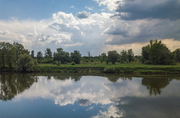Fototapeta premium Vistula river in Krakow