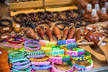 Souvenir market in Siem Reap, Cambodia