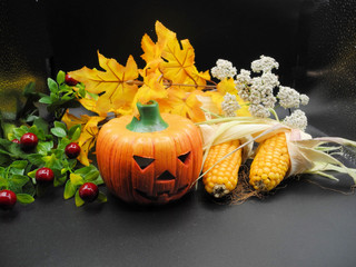 Herbst Halloween Stillleben