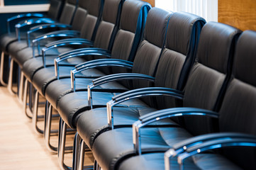 Obraz premium Empty business conference room interior