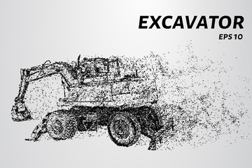 The excavator of the particles.