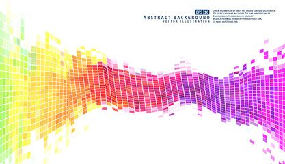 Colorful abstract background mosaic pixels