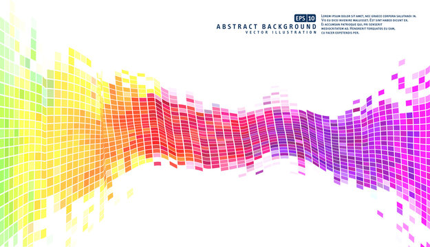 Colorful abstract background mosaic pixels